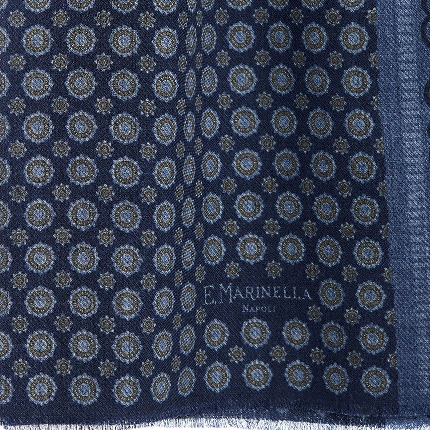 DARK BLUE WOOL STOLE