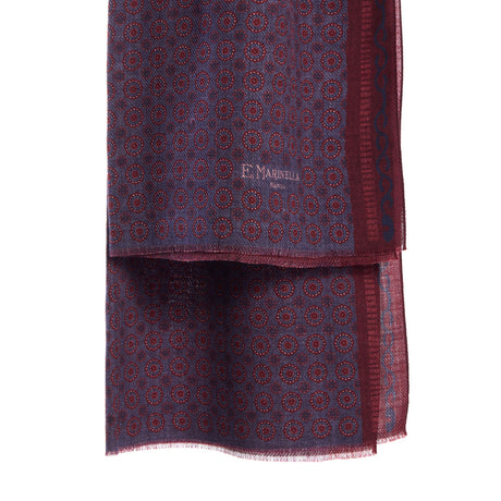 BURGUNDY WOOL STOLE
