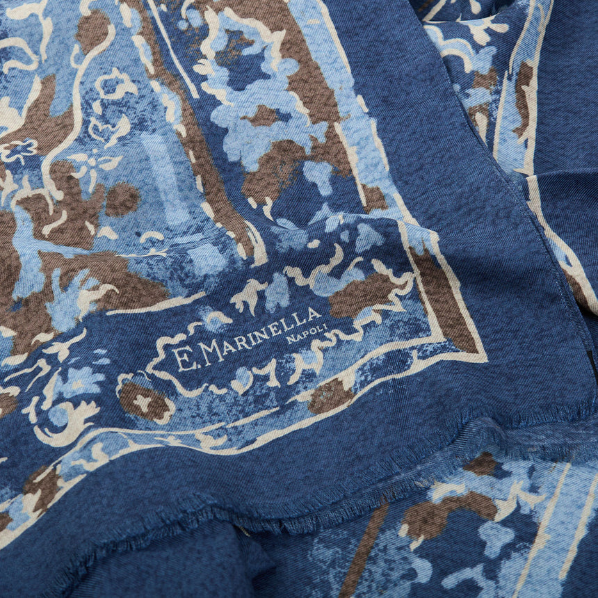 STOLA BLU SCURO IN CASHMERE