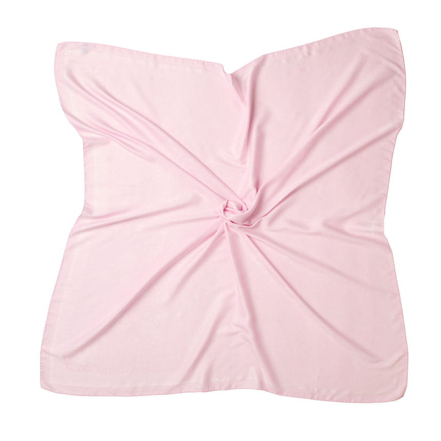 PINK SILK AND COTTON SCARF 120