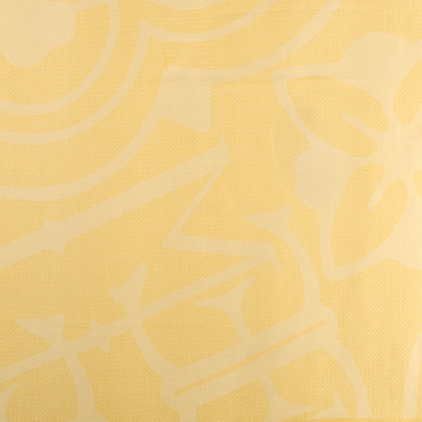 YELLOW SILK AND COTTON SCARF 120