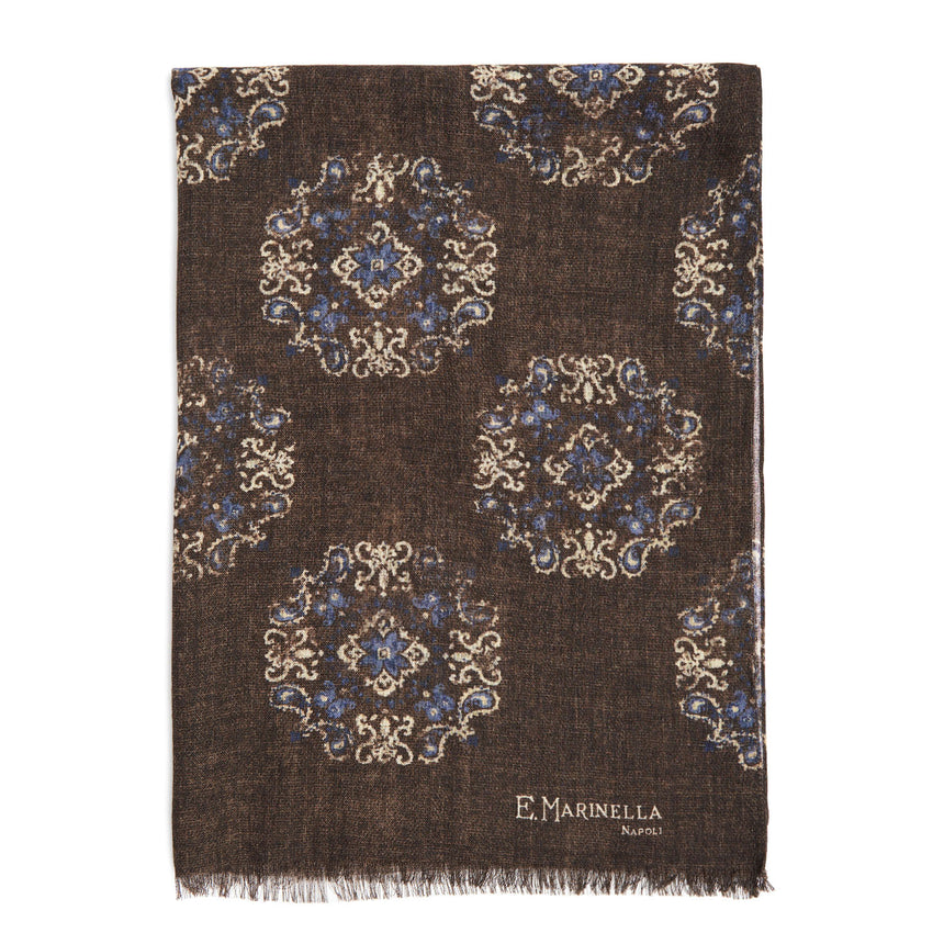 DARK BROWN WOOL STOLE