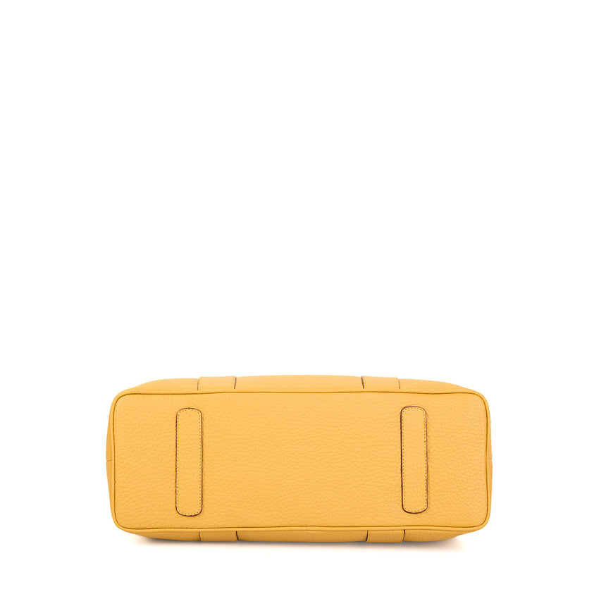 TOTE BAG SIDE BUCKLES GIALLA