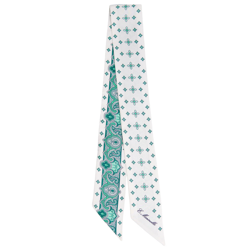 MINI BANDEAU IN SETA VERDE