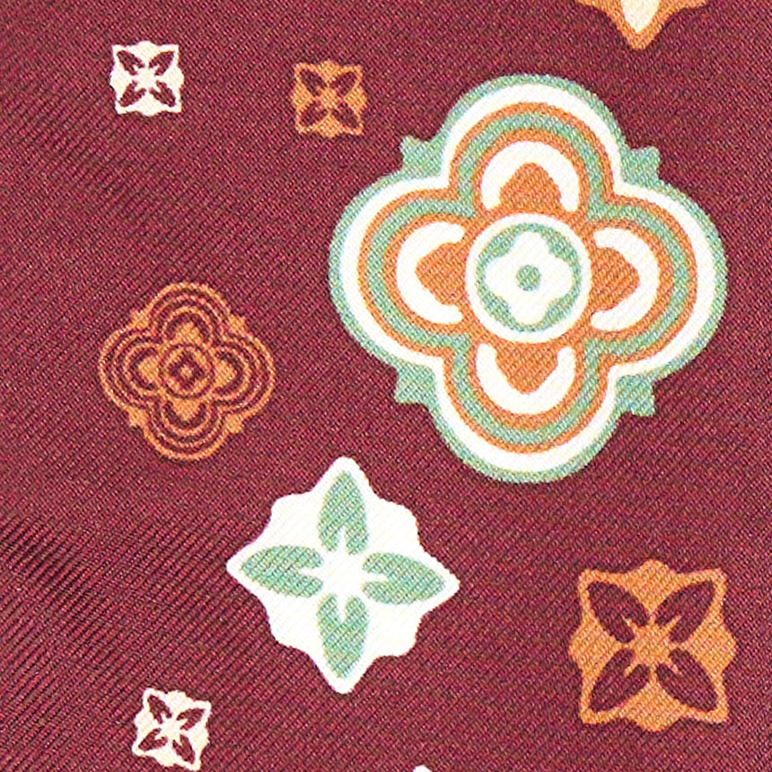 TWILLY IN SETA BORDEAUX