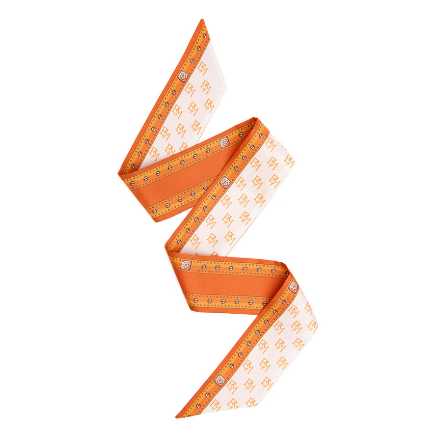 ORANGE SILK MINI BANDEAU