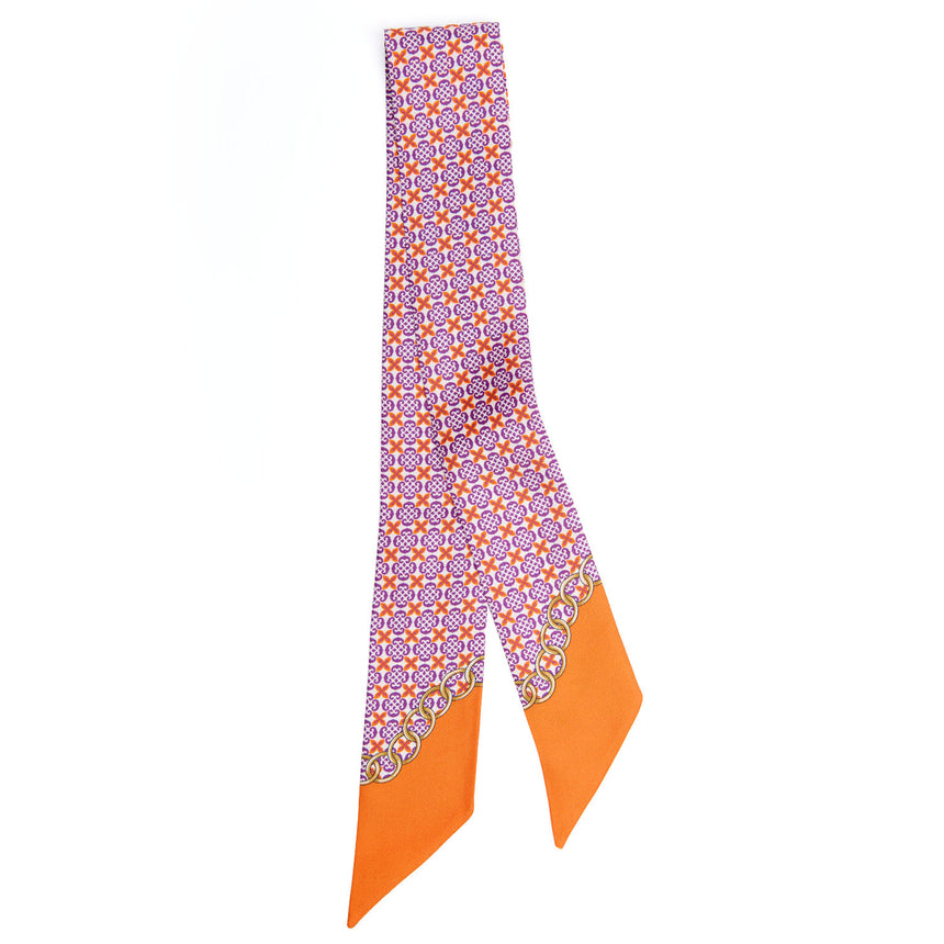 ORANGE SILK MINI BANDEAU