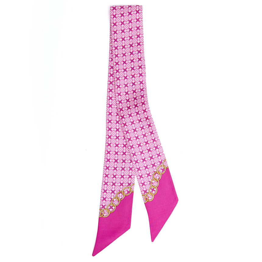 FUCHSIA SILK MINI BANDEAU