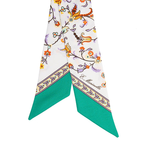MINI BANDEAU IN SETA VERDE