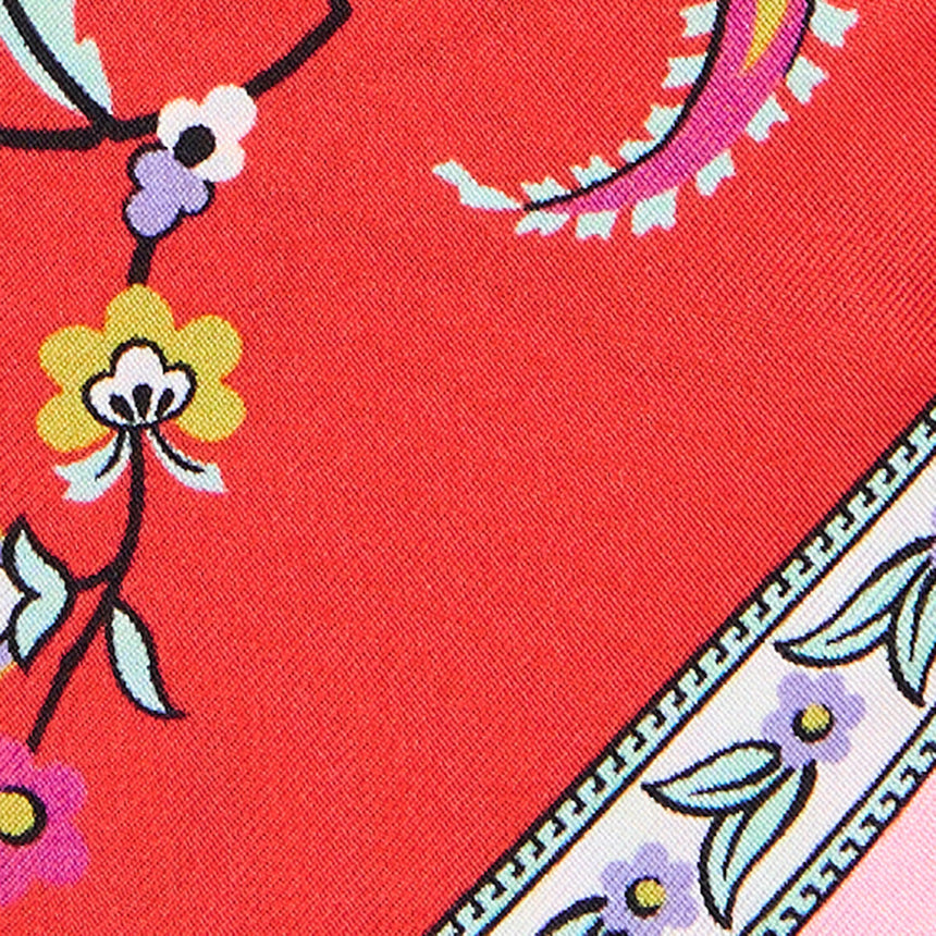 RED SILK MINI BANDEAU