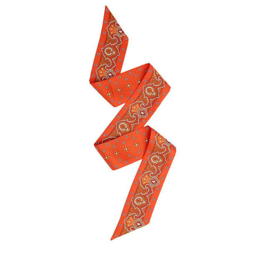 ORANGE SILK MINI BANDEAU