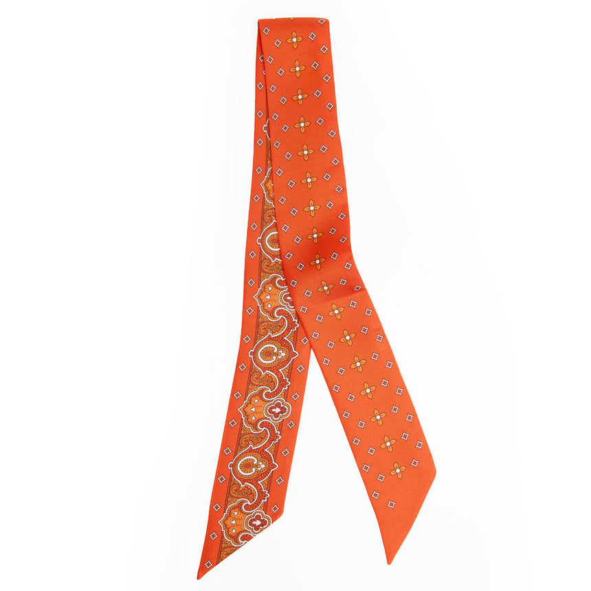 ORANGE SILK MINI BANDEAU