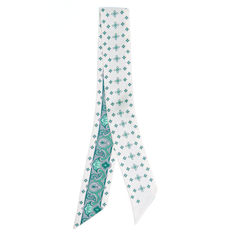GREEN SILK MINI BANDEAU