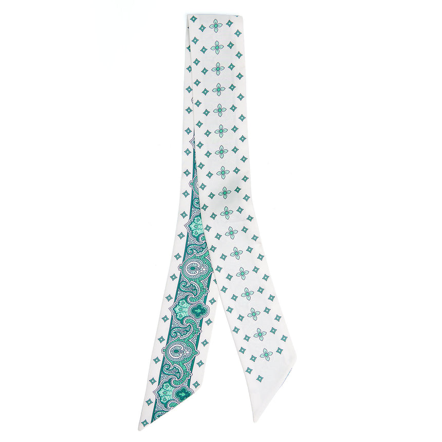 MINI BANDEAU IN SETA VERDE