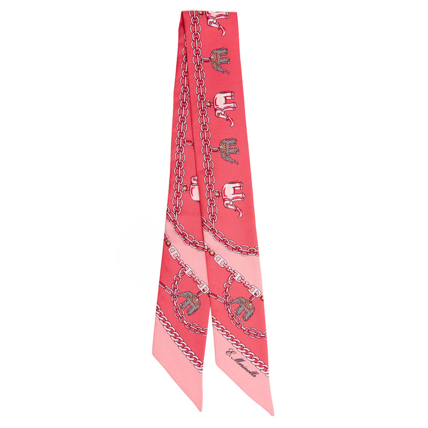 MINI BANDEAU IN SETA ROSA