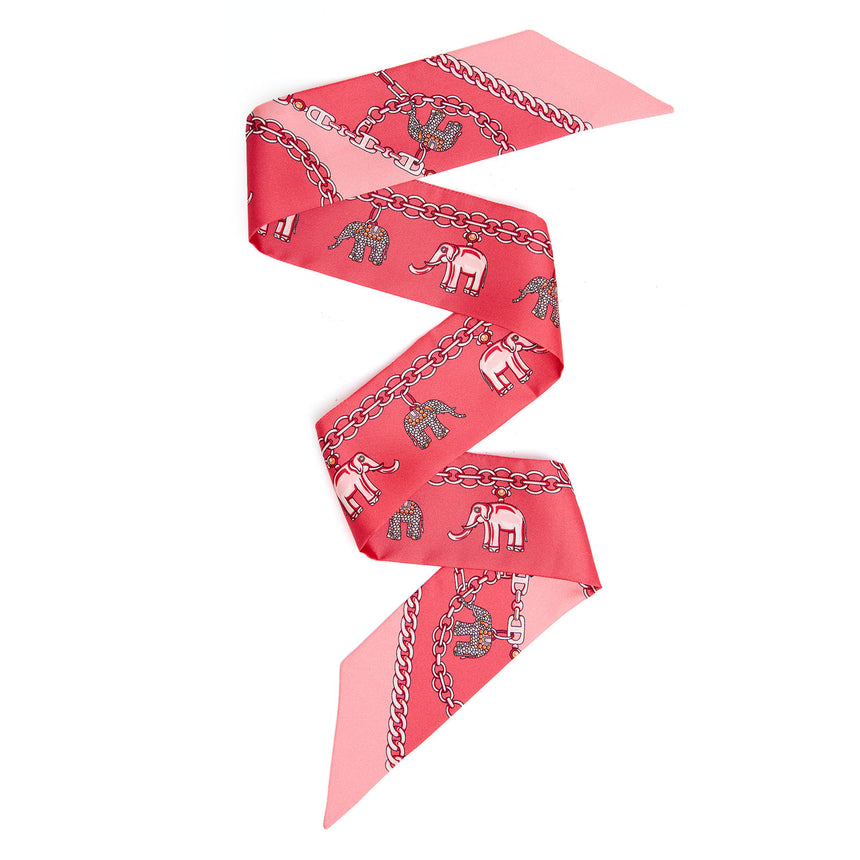 MINI BANDEAU IN SETA ROSA