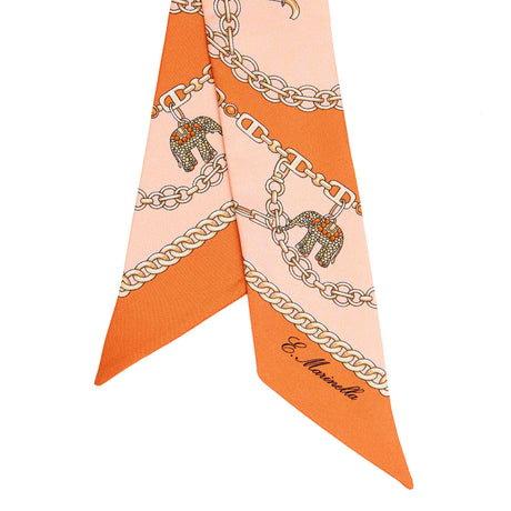 ORANGE SILK MINI BANDEAU